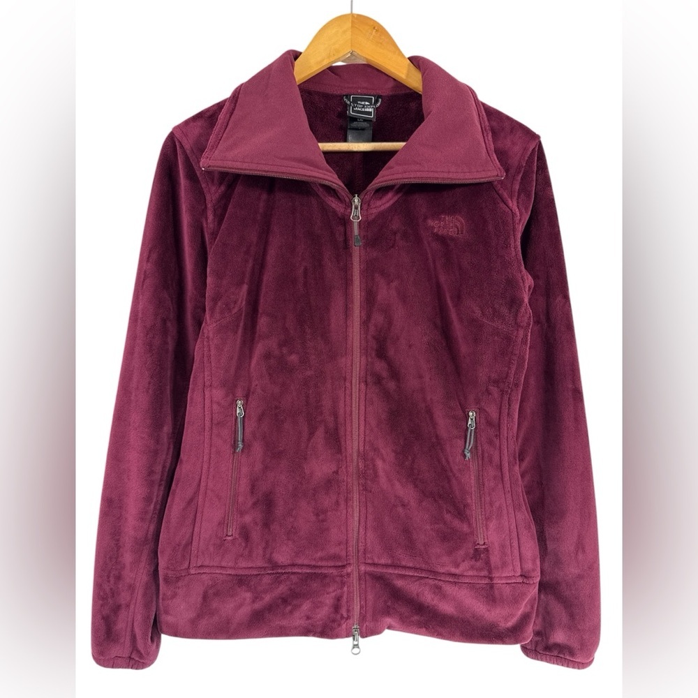 The North Face Women’s Osito Jacket Burgundy Size L Fleece - Picture 2 of 12